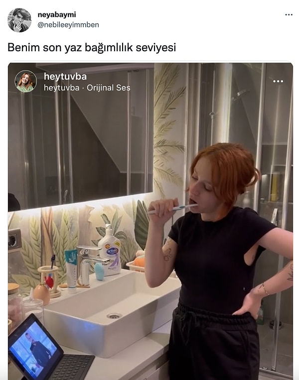 Böyle bir bağımlılık var.