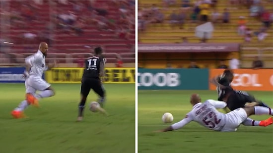 Felipe Melo'nun Yaptığı Sert Faul Sonrasında Sahanın Karıştığı Anlar