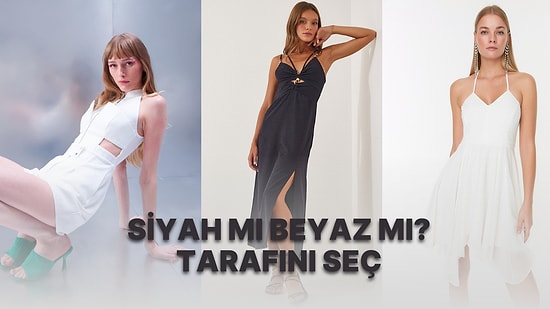 Siyah ve Beyaza Bir Kere Daha Aşık Olmanızı Sağlayacak 12 Şahane Ötesi Elbise ve Tulum