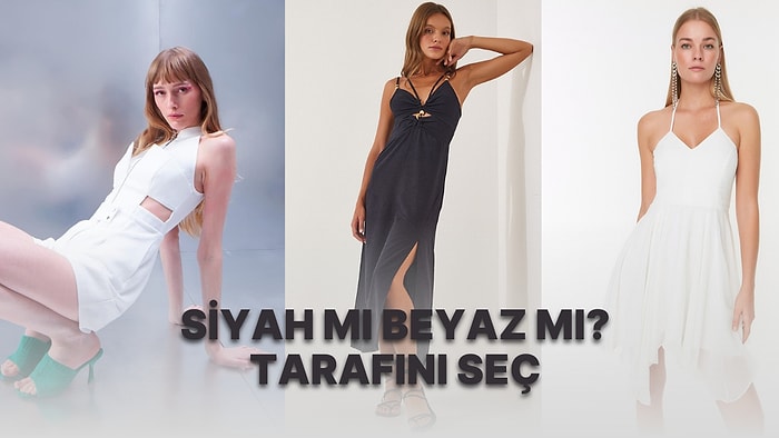 Siyah ve Beyaza Bir Kere Daha Aşık Olmanızı Sağlayacak 12 Şahane Ötesi Elbise ve Tulum