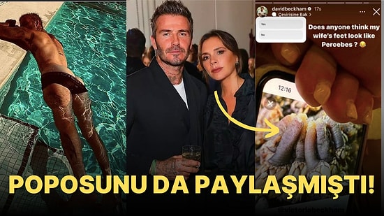 Hanımcılıkta Seviye Atlayan David Beckham Eşi Victoria Beckham'ın Ayağını Paylaşarak Midemizi Altüst Etti!