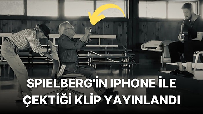 Oscarlı Yönetmen Steven Spielberg İlk Video Klibini iPhone ile Çekti