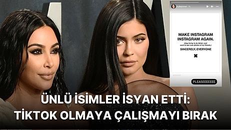 Kim Kardashian ve Kylie Jenner'dan Instagram Tepkisi: TikTok Olmaya Çalışma!