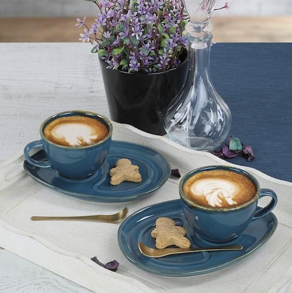 1. Çay ve kahveyi daha özenli, daha farklı sunumlar yapmak isterseniz sizin için de bir fincan takımı var elbette!