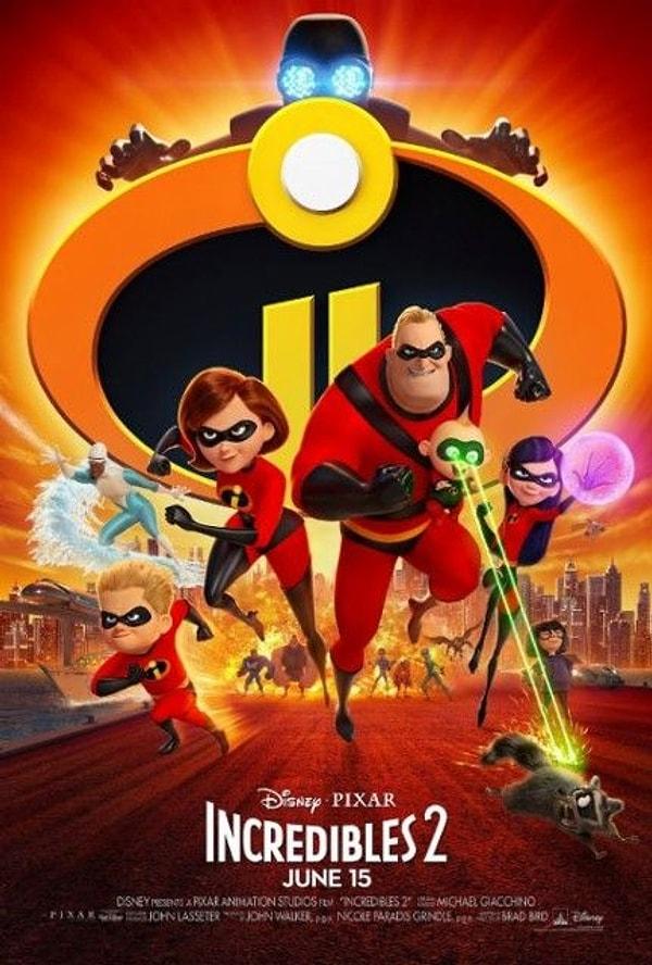 5. The Incredibles 2 / İnanılmaz Aile 2 (2018) - IMDb: 7.6