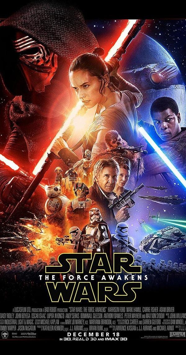 4. Star Wars: The Force Awakens / Star Wars: Güç Uyanıyor (2015) - IMDb: 7.8