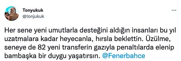 Maçın ardından ise sosyal medyada Fenerbahçeli taraftarların isyanı vardı: