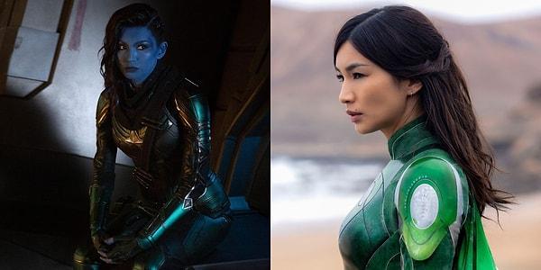 1. Gemma Chan 'Captain Marvel'da (2019) Minn-Erva'yı ve 'Eternals'da (2021) Sersi'yi canlandırdı.