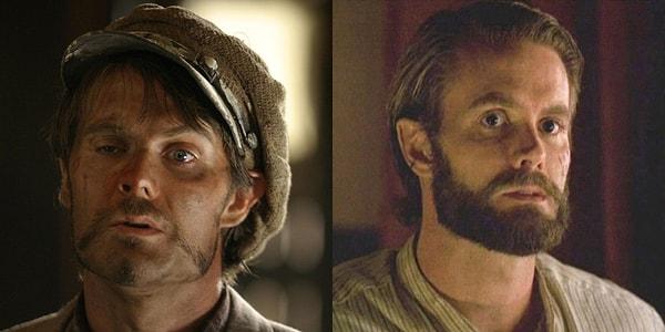 5. Garret Dillahunt as Jack McCall & Francis Wolcott in 'Deadwood' (2004-2006) Garret Dillahunt 'Deadwood'da Jack McCall ve Francis Wolcott rolünde oynadı.(2004-2006)