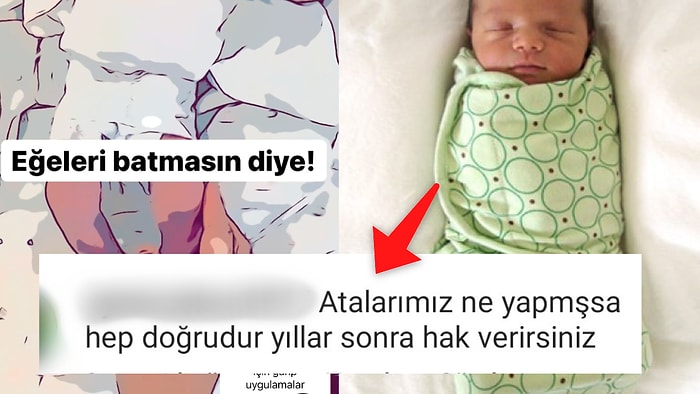 Bebeklerin Gövdesine Kuşak Sarmanın Doğru Olmadığını Paylaşan Doktora Yapılan Cahilce Yorumlar