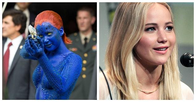 2. X-Men: First Class'ta Mystique rolü için Jennifer Lawrence’e 8-9 saat makyaj yapıldı.