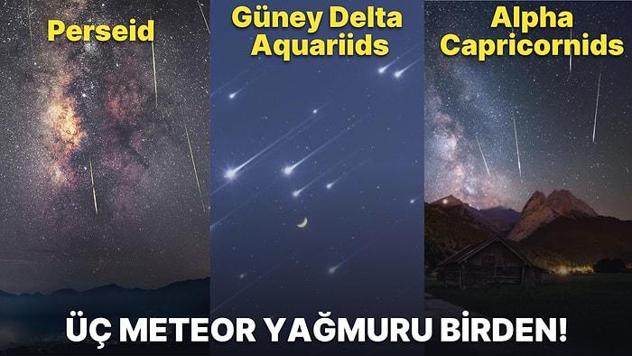 Arka Arkaya Gerçekleşecek Üç Meteor Yağmuru Gökyüzünde Görsel Bir Şölen Sunacak