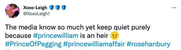"Basın bu kadar çok şey biliyor ama sadece susuyor çünkü Prens William bir varis."