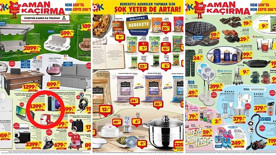 3 - 6 Ağustos ŞOK Bu Hafta Kataloğu