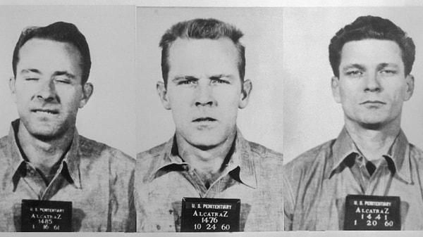 3. Frank Morris, John Anglin, ve Clarence Anglin - Alcatraz Federal Cezaevi