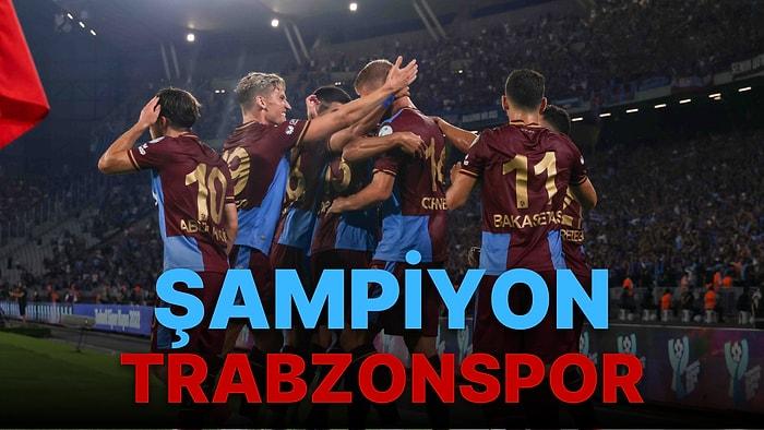 2022 Turkcell Süper Kupa'nın Sahibi Trabzonspor!