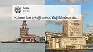 Tadilata Giren Kız Kulesi'nin Örtüsünün Altından Ne Çıkacağını Endişeyle Merak Eden Twitter Kullanıcıları