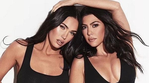 Megan Fox ve Kourtney Kardashian, Kim Kardashian'ın SKIMS markası için geçen yıl birlikte poz vermişlerdi.