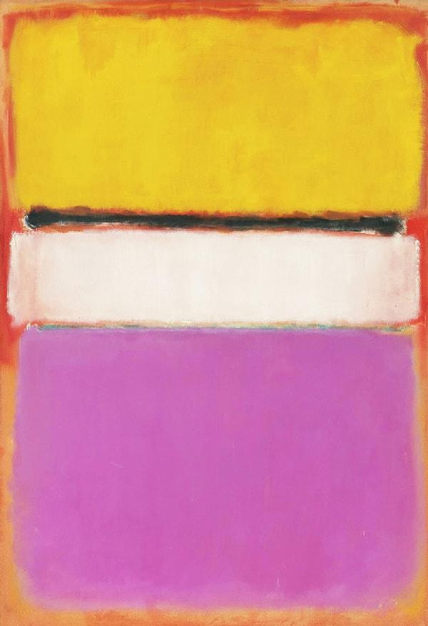 8. Mark Rothko - Yellow, Pink and Lavender on Rose (1950)