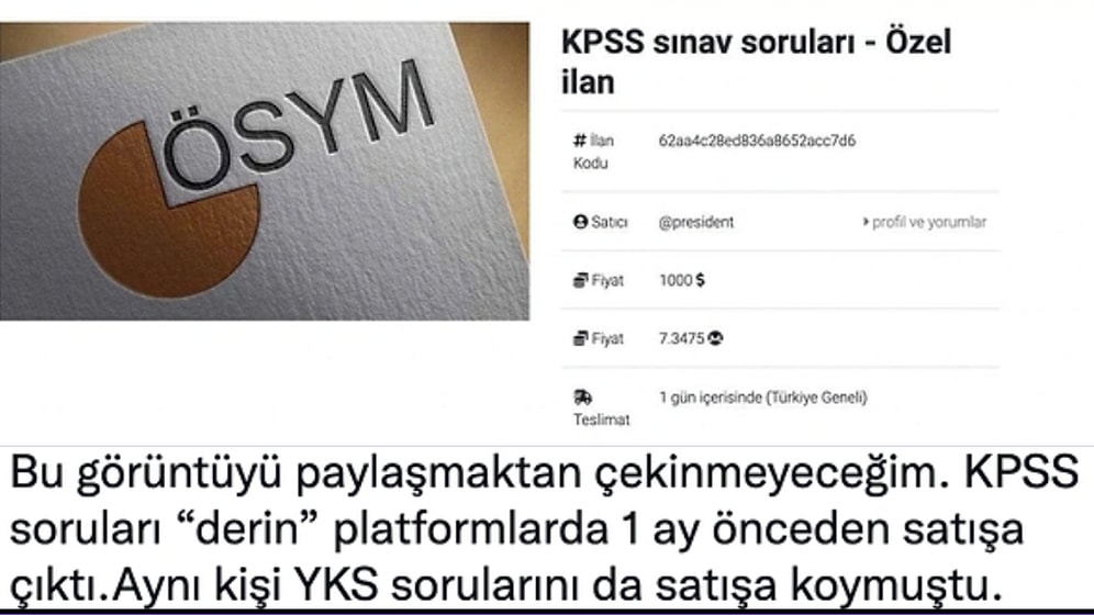 KPSS Soruları Sınavdan Bir Ay Önce 1000 Dolara Satıldı İddiaları Sosyal Medyayı Karıştırdı