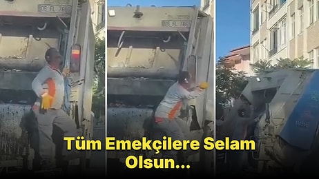 Çöp Arabasının Arkasında Dans Eden Temizlik İşçisinin Viral Olan Görüntüleri