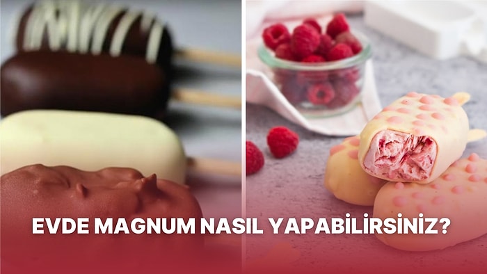 Bademliden Çikolatalıya Magnum'un Bire Bir Aynısını Evde Nasıl Yapabiliriz?