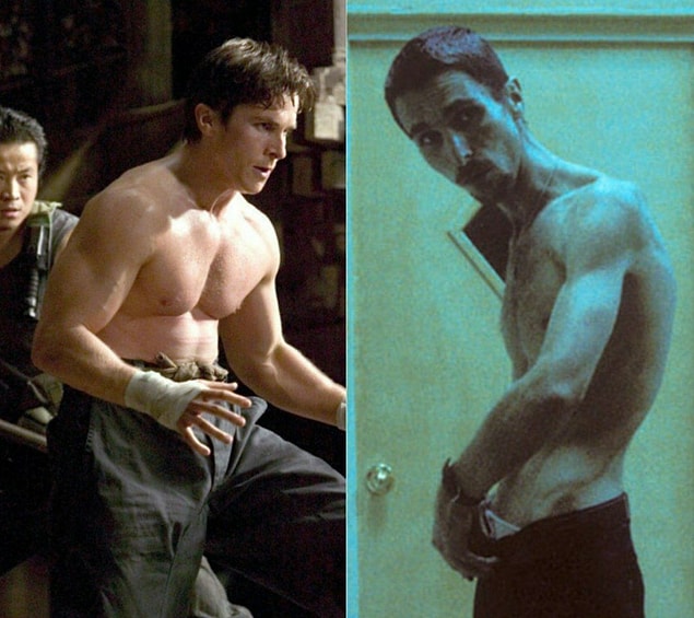 Christian Bale'in her film için farklı bir ağırlığı var.