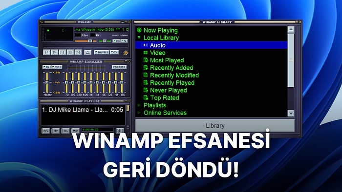 Bir Neslin Gözbebeği Winamp Geri Döndü! Yeni Sürümü İndirerek Kullanmaya Başlayabilirsiniz