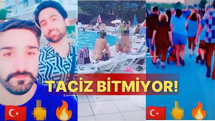 Yabancı Uyruklu Şahıslar, Bikinili Kadınların Videolarını Çekip Orta Parmak Emojisiyle Paylaştı