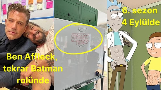 Dizi ve Filmlerle İlgili 27 Temmuz - 4 Ağustos Tarihleri Arasında Gerçekleşen Haber ve Gelişmeler