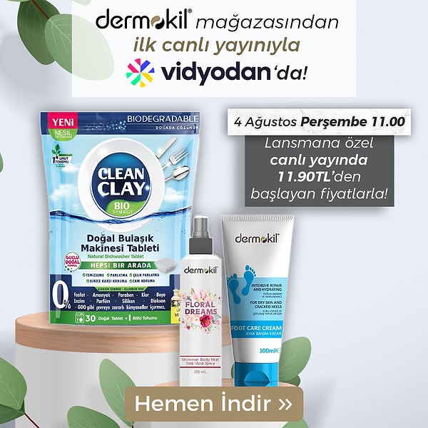 Hiçbir yerde bulamayacağınız fırsatları Vidyodan'daki canlı yayınlarda bulacaksınız!