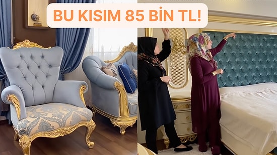 Gold ve Ötesi! Seçil Gelin'in Altın Varaklarla Detaylandırılmış Evini Görünce Ağzınız Açık Kalacak