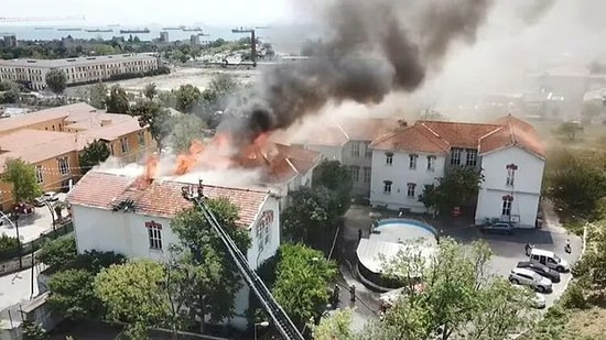 Balıklı Rum Hastanesi'nde Yangın!