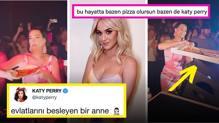 Demet Akalın'ın Şampanya Olayının Ardından Katy Perry'nin de Hayranlarına Pizza Fırlatması Gündem Oldu!