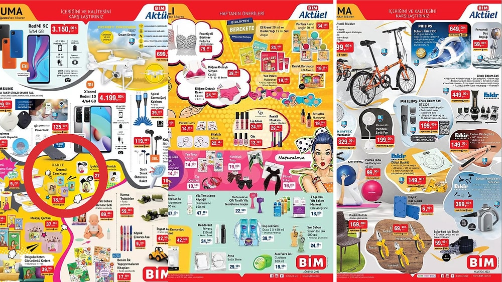 9 - 12 Ağustos BİM Aktüel İndirim Kataloğu