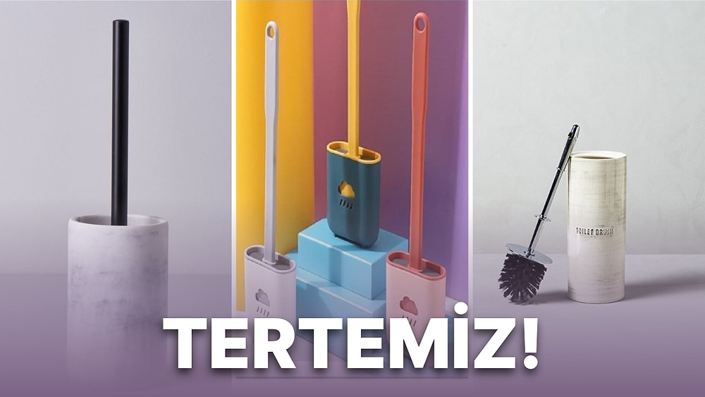 Her Zaman Tertemiz Olması Gereken Tuvaletleri Temizlemek İçin Fırçalar