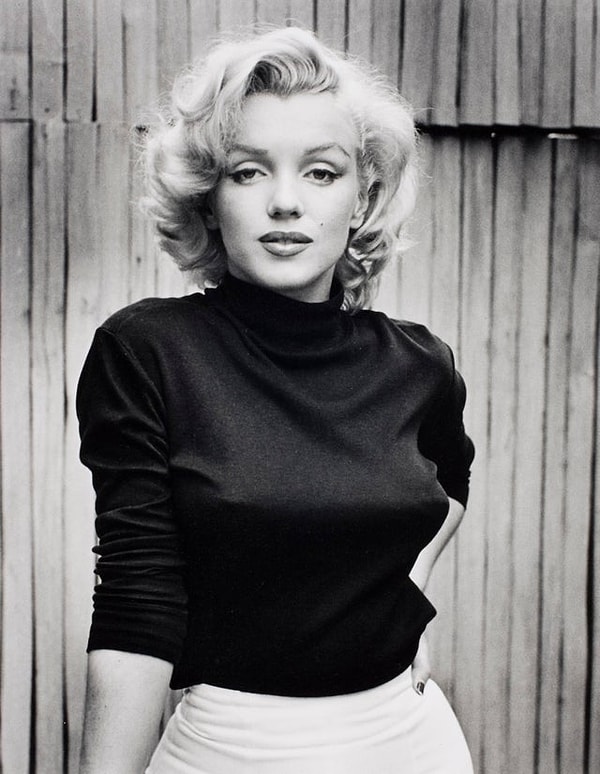 2. Alfred Eisenstaedt tarafından 1953 yılında çekilen Marilyn Monroe fotoğrafı: