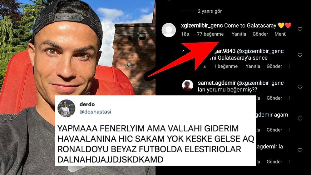 Cristiano Ronaldo'nun 'Come to Galatasaray' Yorumunu Beğenmesi Sosyal Medyayı Çılgına Çevirdi