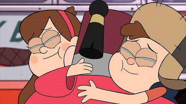 8. 'Gravity Falls' finalinde yaz biter, Dipper ve Mabel eve döner. 🥺