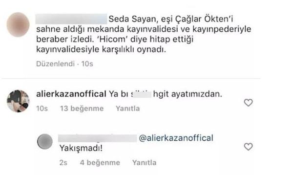 Oyuncu Ali Erkazan, kayınvalidesiyle dans eden Seda Sayan'a küfretti:
