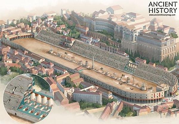 5. Romalıların inşa ettiği en büyük arena Kolezyum değildi.