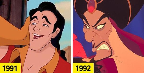 12. Disney'in prenses filmlerindeki ilk erkek kötü adam karakteri 'Güzel ve Çirkin' filmindeki Gaston'du. Sonraki kötü karakter de Aladdin'deki Jafar'dır.