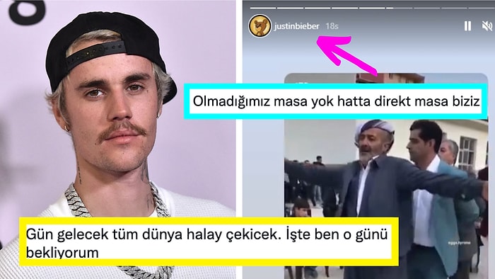 Justin Bieber, Şemdinlili Sofi Ömer'in Halay Videosunu Sosyal Medyada 253 Milyon Takipçisiyle Paylaştı!