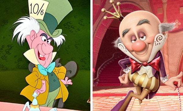 15. 'Oyunbozan Ralph' filmindeki King Candy karakteri sevimli bir kötü adamdır. King Candy'nin görümü tanıdık bir görünüme sahiptir çünkü Alice Harikalar Diyarı'ndaki Çılgın Şapkacı'dan ilham alır.