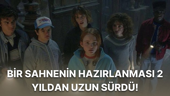 Görsel Efektlerine Hayran Kaldığımız Stranger Things'in Tek Bir Sahnesi İçin 2 Yıldan Uzun Süre Uğraşmışlar!