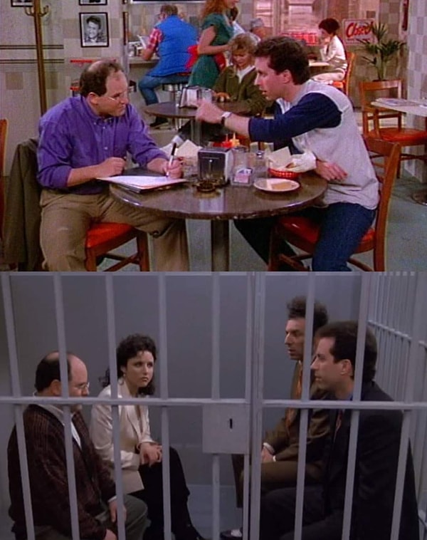 6. Seinfeld'deki George ve Jerry'nin konuşmaları