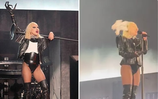Во время выступления кто-то из фанатов в очередной раз бросил предмет в Леди Гагу, который ударил ее по голове
