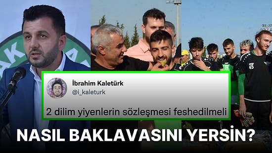 Akhisar'da Başkan Adayının Baklavasını Yiyen Futbolcuların Kadro Dışı Bırakılması Sosyal Medyanın Gündeminde