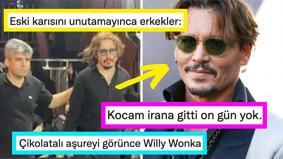 Johnny Depp mi O?! İran'da Kerbela Matem Törenine Katılan Gizemli Adam Kafalardan Duman Çıkarttı