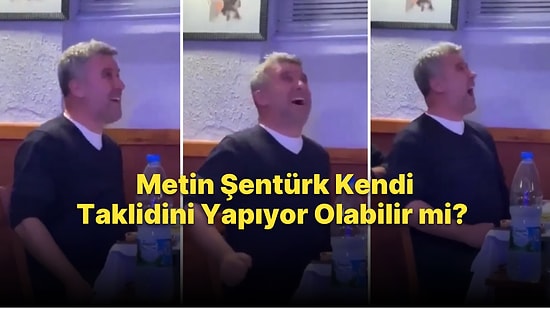 Metin Şentürk'e Metin Şentürk'ten Daha Çok Benzeyen Adamın 'Doymadım, Doyamadım' Şarkısını Söylediği Anlar